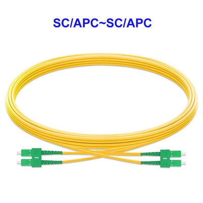 Dual Core Single Mode Fiber Optical Pigtail SC APC SC APC For Network