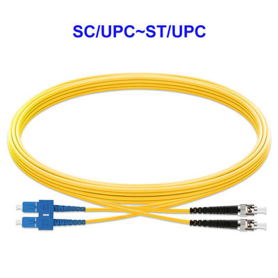 Optical Fiber Cable SC UPC ST UPC Single-Mode Dual-Core Carrier-Grade OS2 Pigtail