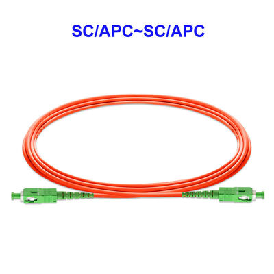 Fiber Patch Cord SC APC SC APC Multi-Mode Single Core OM1 OM2 Gigabit Pigtail Custom